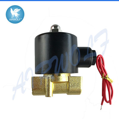 2W040-10 Direct Operated Solenoid Valve 2 Way Brass 3/8 Inch AC220V DC24V