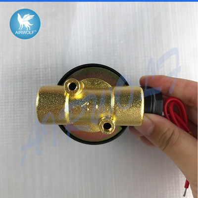 2W040-10 Direct Operated Solenoid Valve 2 Way Brass 3/8 Inch AC220V DC24V