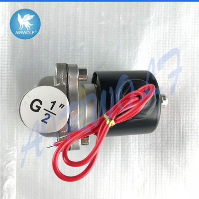 2S160-15 1/2 Inch 220VAC 24v Dc Water Solenoid Valve SS304 2 Way Ce Approved