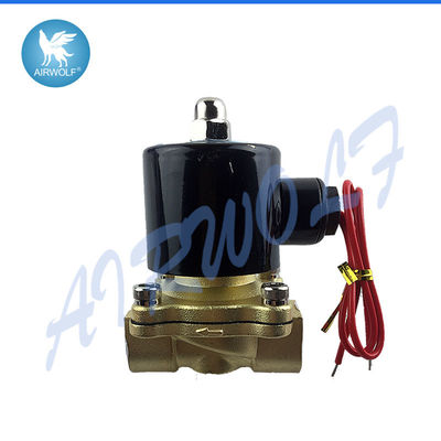 AC220V DC24V Brass Solenoid Valves Water UW-10 UW-15 UW-20 UW-25/35/40/50