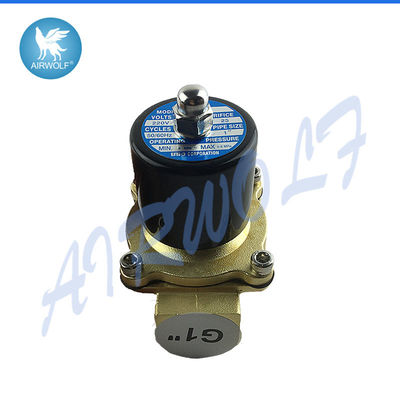 AC220V DC24V Brass Solenoid Valves Water UW-10 UW-15 UW-20 UW-25/35/40/50