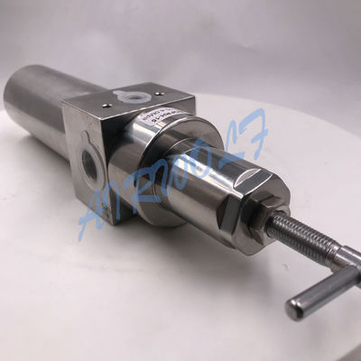 1/2 Inch Dn15 Air Compressor Filter Regulator 40 Bar High Pressure Bqfrh-15