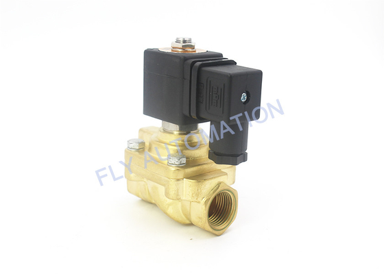 321H35 Parker Pneumatic Solenoid Valve 2 Way 24VDC Brass Normally Closed  1/2" General Purpose