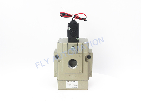 SMC VG342-5-G-04A 3 Way Pneumatic Solenoid Valve DC24V Aluminum Alloy Pilot Operated Poppet Type