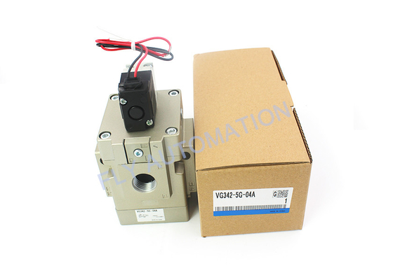 SMC VG342-5-G-04A 3 Way Pneumatic Solenoid Valve DC24V Aluminum Alloy Pilot Operated Poppet Type