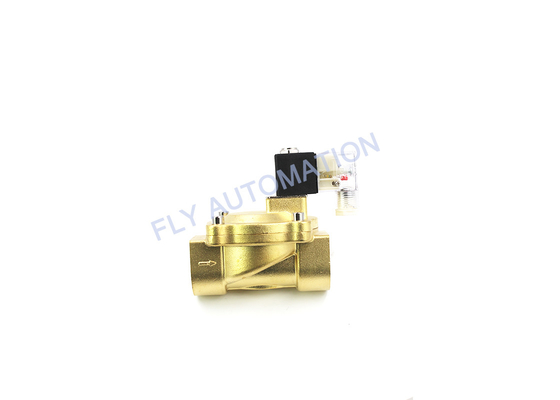 Brass AIRTAC 2V250-25 Fluid Control Valve 2/2 Way DC12V 24V AC220V