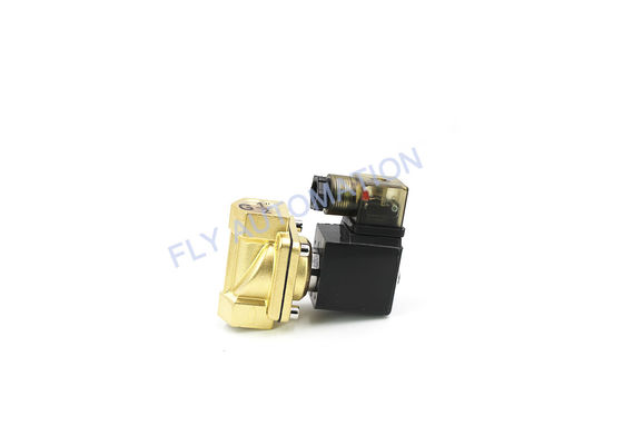 PU220-04 1/2" Brass Water Solenoid Valve With Timer Normally Closed Direct Drive Type Ac220v