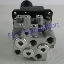 Hyva 3-position proportional Dump Truck Controls Aluminum PTO Pump Control Valves  lever positioner in metal