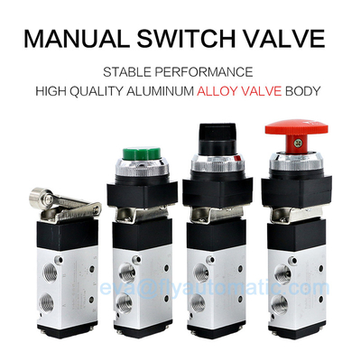 MSV86522 Series Pneumatic Manual Valve 2 Position 5 Way Mechanical