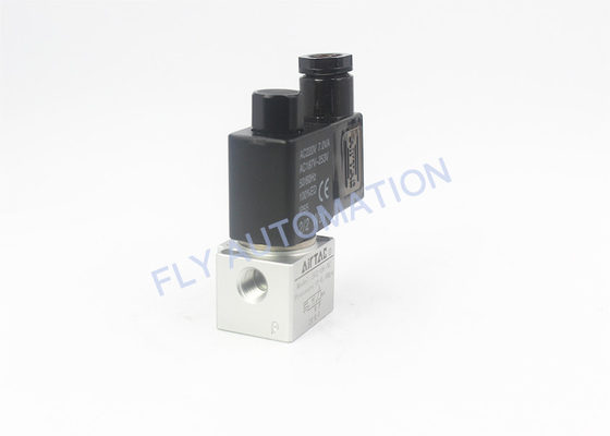 3 / 2 Way 1/8" Solenoid Valve AC220 Aluminum Alloy