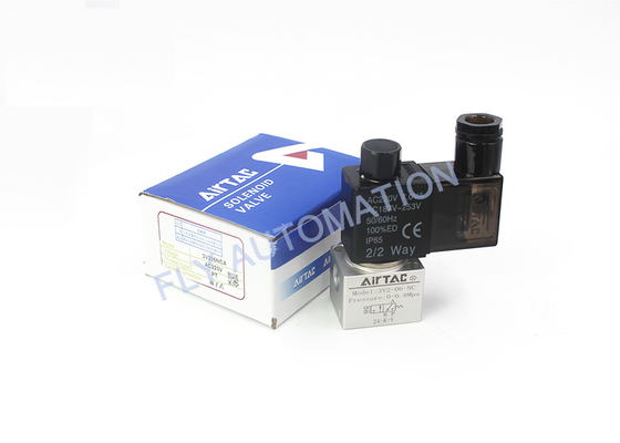 3 / 2 Way 1/8" Solenoid Valve AC220 Aluminum Alloy