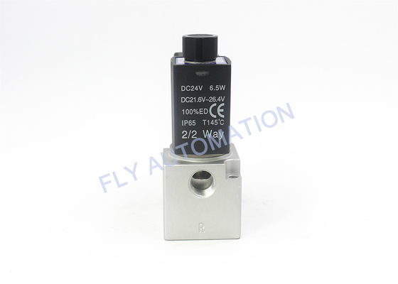 1/4" Series Solenoid Valve 3 / 2 Way Aluminum Alloy AC220V