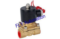 24VDC,110VAC 2W160-15 Round Coil 2 Way Brass Water Solenoid Valve With Customized