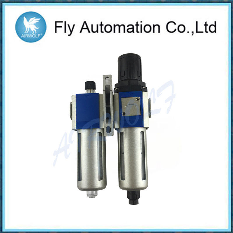 Aluminum Alloy Automatic Air Treatment Unit 1 / 2 Inch Black Color Gfc300-15