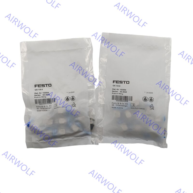 Festo QS-1/8-8 QS-1/8-8-50 QS-1/8-10 QS-1/4-4 QS Series Push-in Fitting