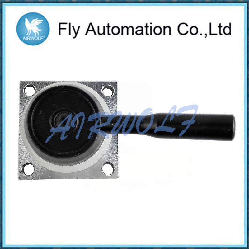 4 Ways Hand Switch Valve G1/4 K34R6-8B Aluminum Alloy Silver 3 Positions