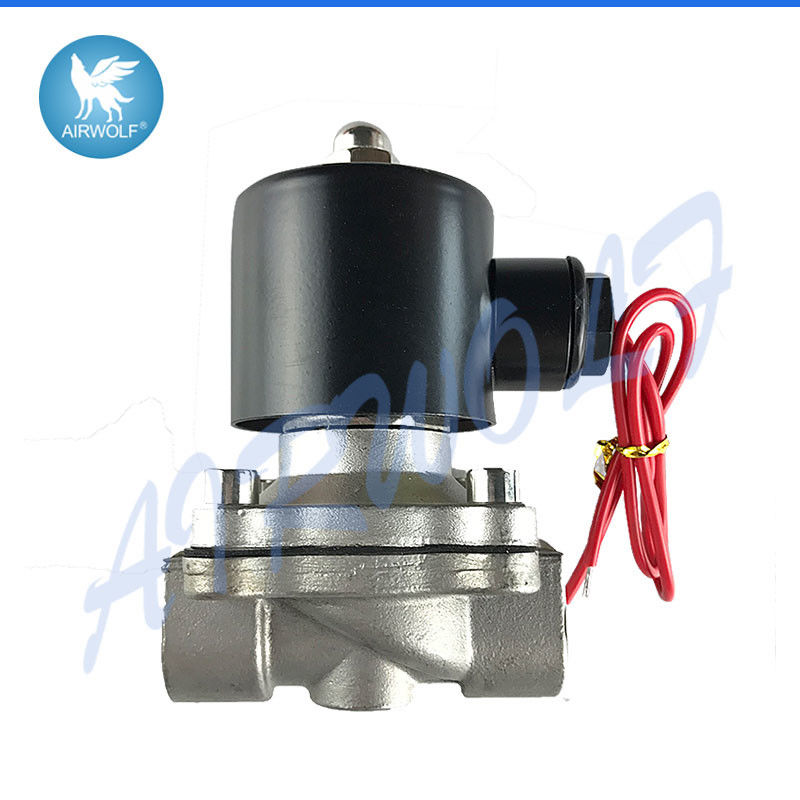 2S160-15 1/2 Inch 220VAC 24v Dc Water Solenoid Valve SS304 2 Way Ce Approved