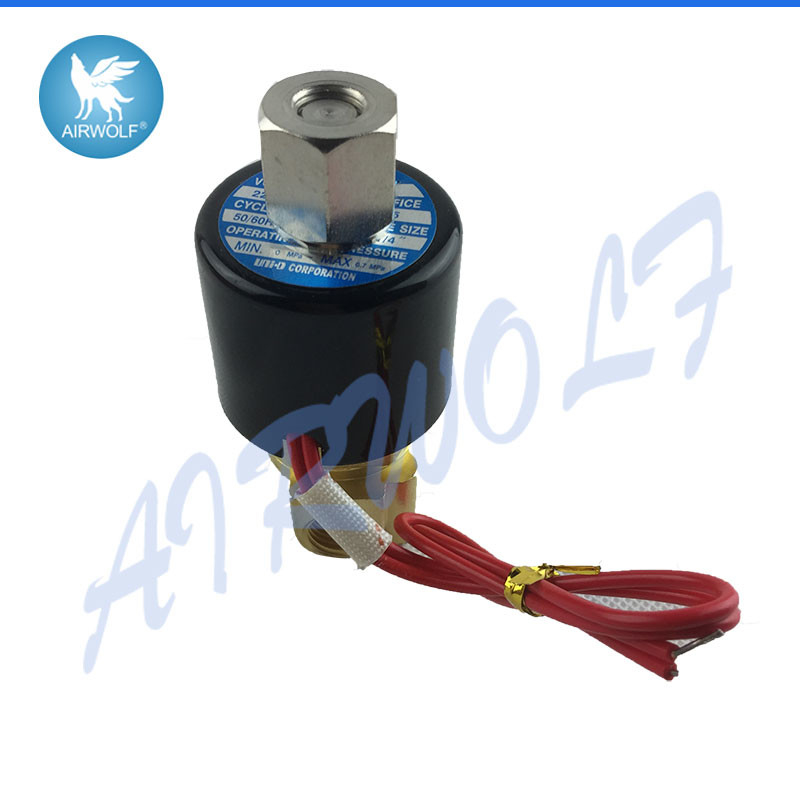 2 Way Water Solenoid Valves UD-6-NO UD-80-NO UD-10-NO Normal Open Brass