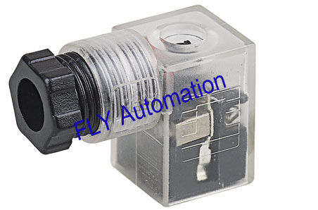 9.4MM 2+1GND DIN43650C IP65 MPM Solenoid Electromagnetic Induction Coil Connector