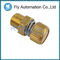 Airtac Yellow Brass Pneumatic Tube Fittings 1.5mpa Spring Muffler 3/8"