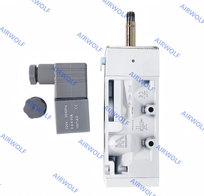 Single Double coil MVSC-460-4E1 MVSC-460-4E2 1/2 Mindman 5/2 Way 0.2-0.8Mpa Aluminum DC24V AC220V AC110V DC12V Solenoid valve