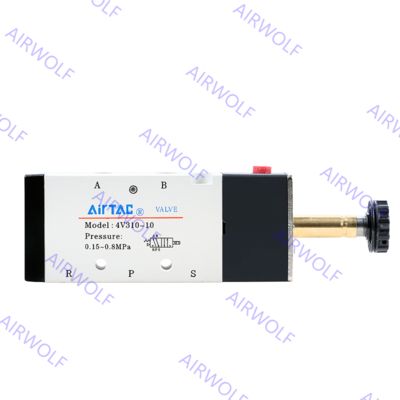 5/2 way, 5/3 way AIRTAC Aluminum 4V300 Series Electric Solenoid Valves 1/4