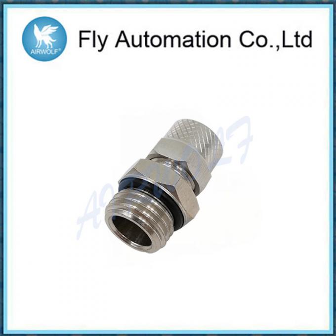 Metric Male Pneumatic Connectors Fittings 1511 Series 20°c 80°c With